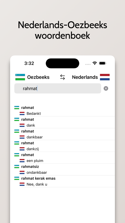 #3. Oezbeeks-Nederlands (iOS) Podle: FB PUBLISHING LLC