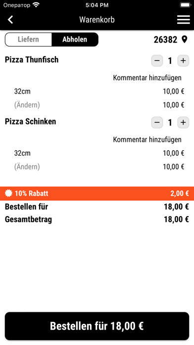 Pizziano Screenshot