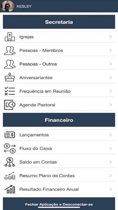 MembrosApp Screenshot