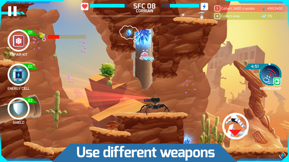 #4. Mike the Planet Miner (iOS) 由: 1Der Entertainment