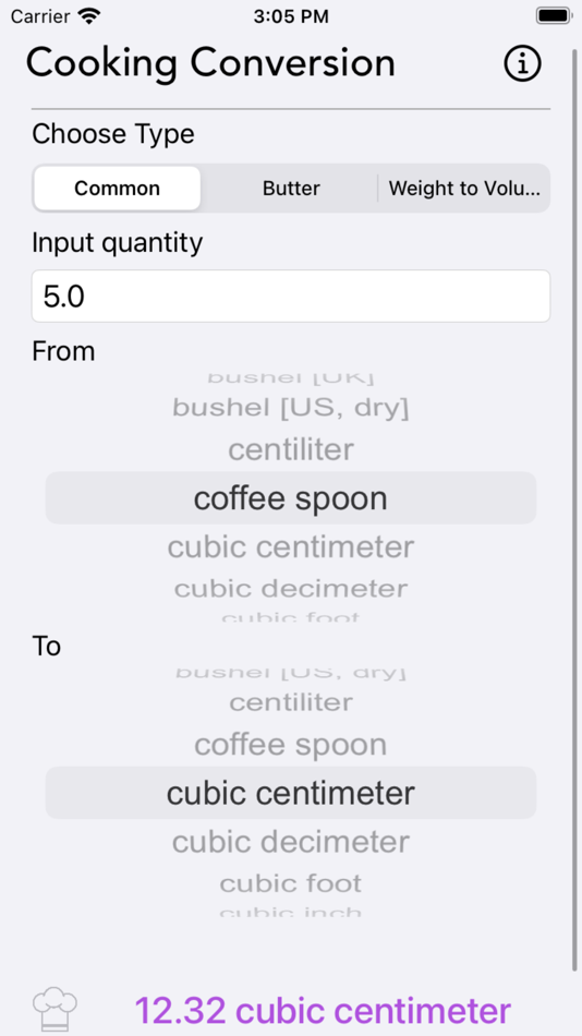 Cooking Conversion - 1.3 - (iOS)