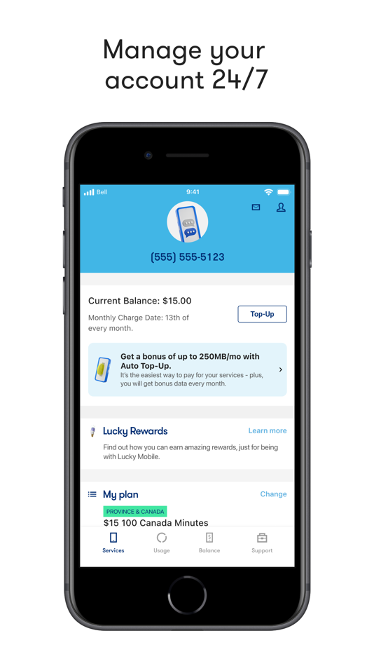 #2. Lucky Mobile My Account (iOS) 由: Lucky Mobile Canada