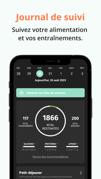 Train & Eat Coaching Screenshot