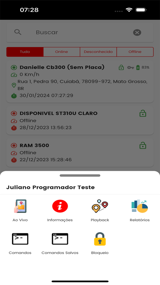 #3. Alerta do Rastreador 1 (iOS) Podle: Juliano Santos Carvalho