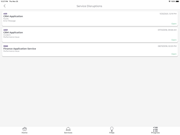 IFS assyst Self Service