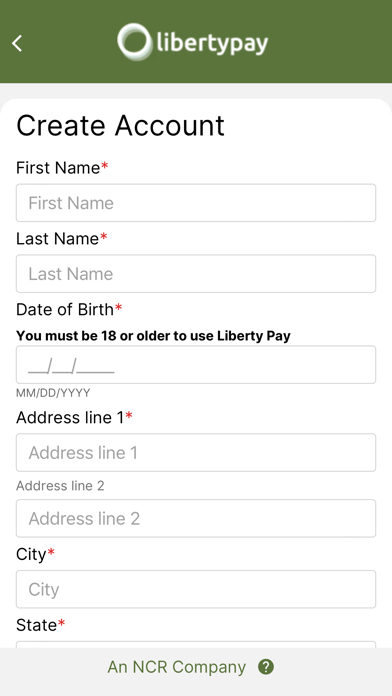 LibertyPay Money Transfer Screenshot