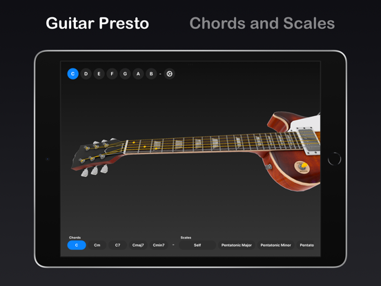 Guitar Chords, Tabs and Scales iPad app afbeelding 1