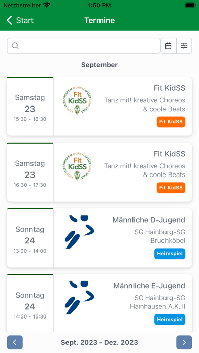 Turnerschaft 1882 KKB e.V. Screenshot