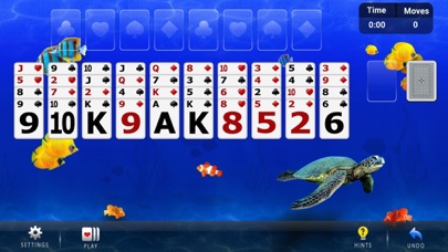 Forty Thieves Solitaire Game Screenshot