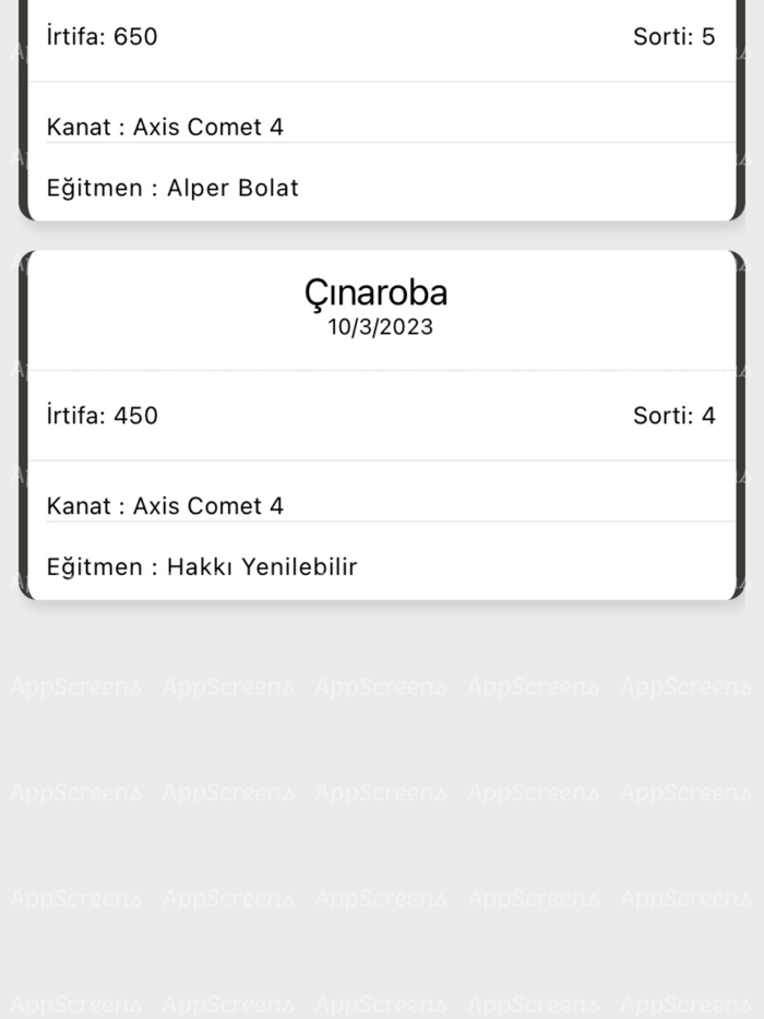 AlpinFly Paragliding Logbook
