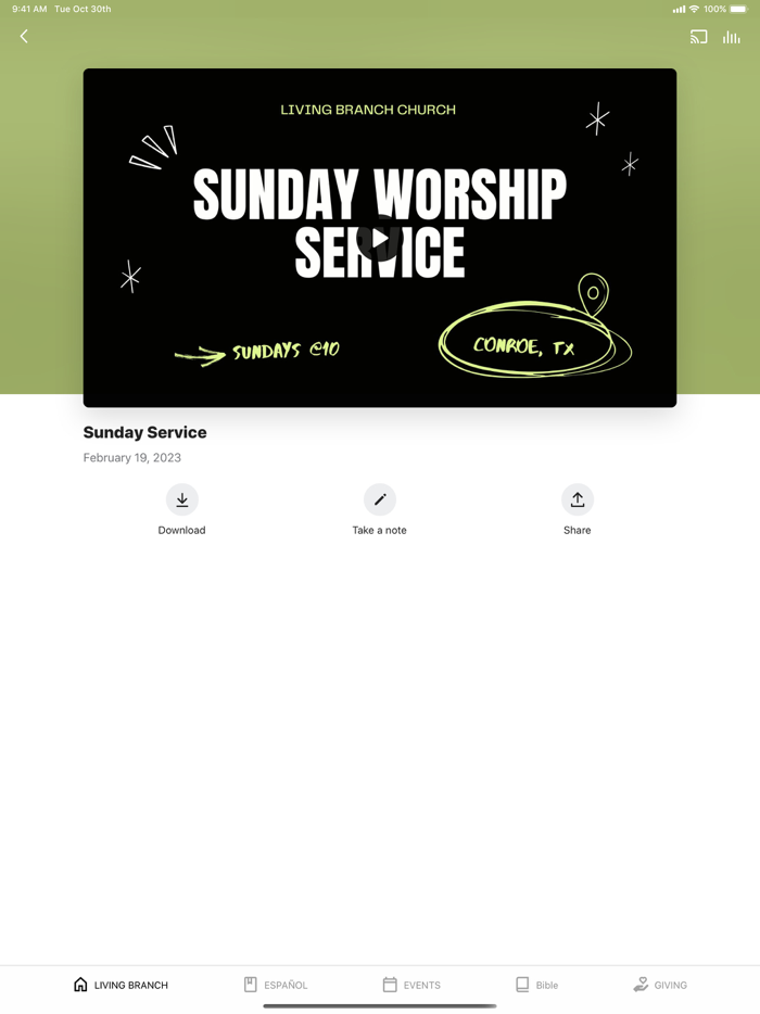 Living Branch Church