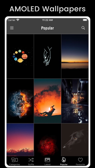 AMOLED Wallpapers-Black & Dark Screenshot