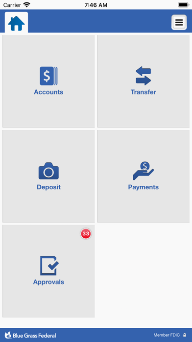 Blue Grass Federal Business Screenshot