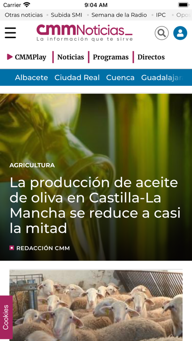 CMM: Castilla-La Mancha Media Screenshot