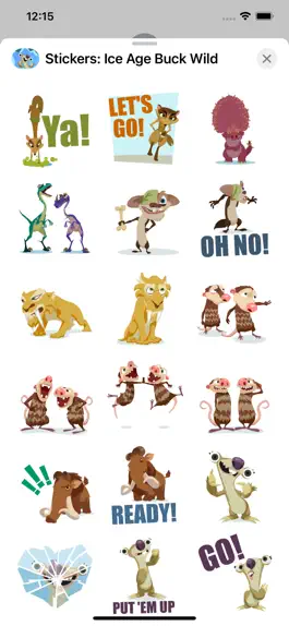 Game screenshot Stickers: Ice Age Buck Wild apk