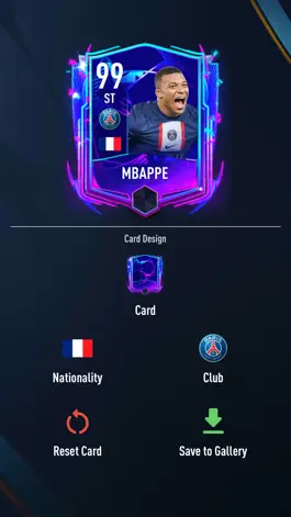 Game screenshot FUT Mobile Card Creator apk