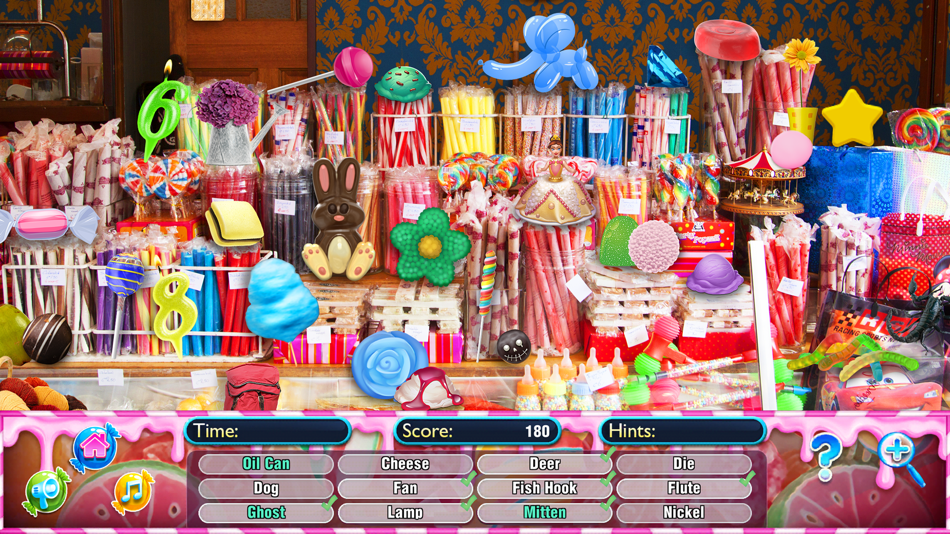 #2. Hidden Objects Candy Shop Seek (iOS) 来自: Brainfull, LLC