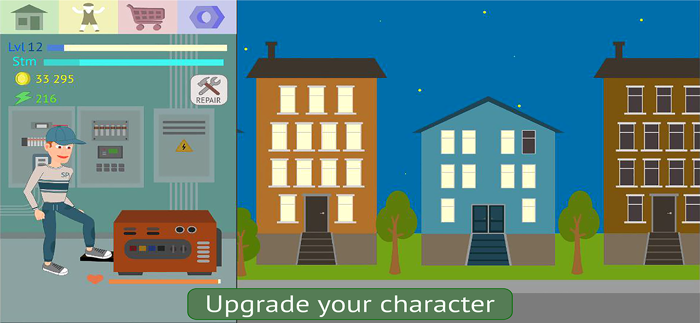 Energy Clicker Light up world