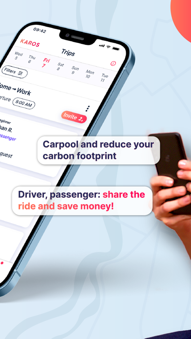 Karos - Commuter carpooling Screenshot