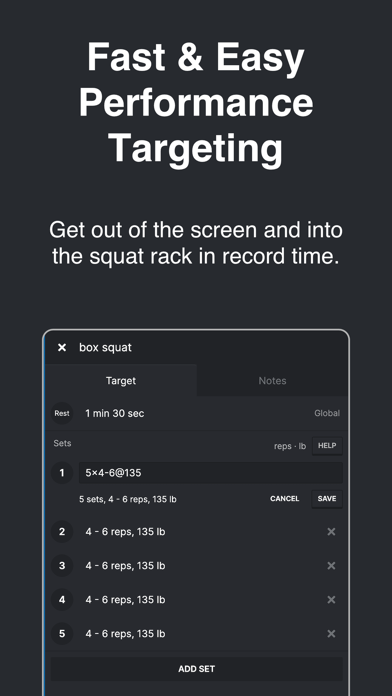 Micro Fitness Workout Tracker Screenshot