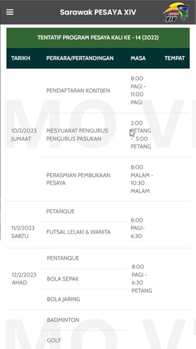 Screenshot 2 of PESAYA 2023 App