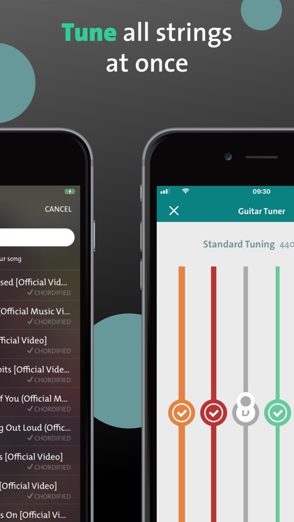 Chordify: Songs, Chords, Tuner