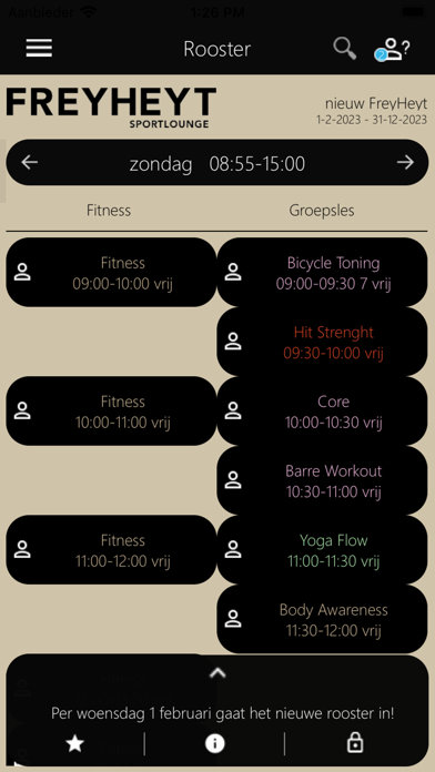 SpaceTime Sports & Scheduling Screenshot