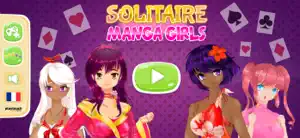 Solitaire Manga Girls screenshot #4 for iPhone