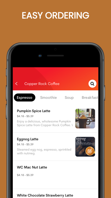 Copper Rock Coffee Screenshot