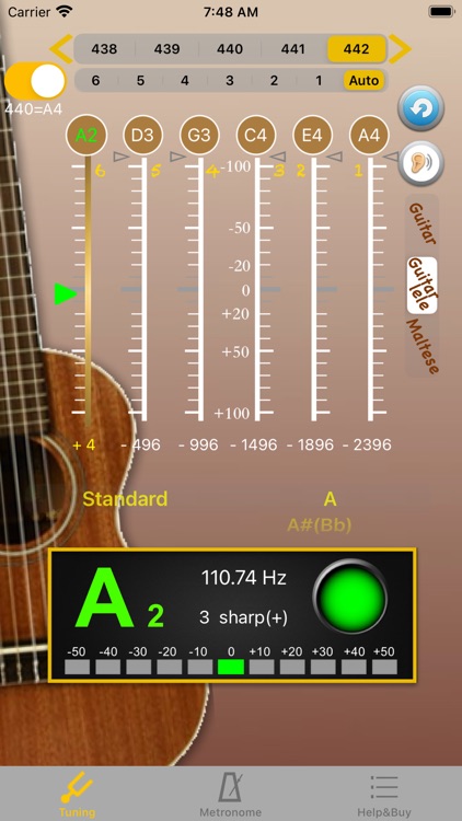 GuitarTuner - Tuner for Guitar screenshot-3