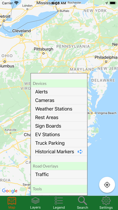 Virginia Traveler Screenshot