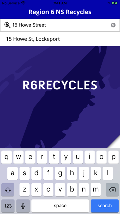 Region 6 NS Recycles Screenshot