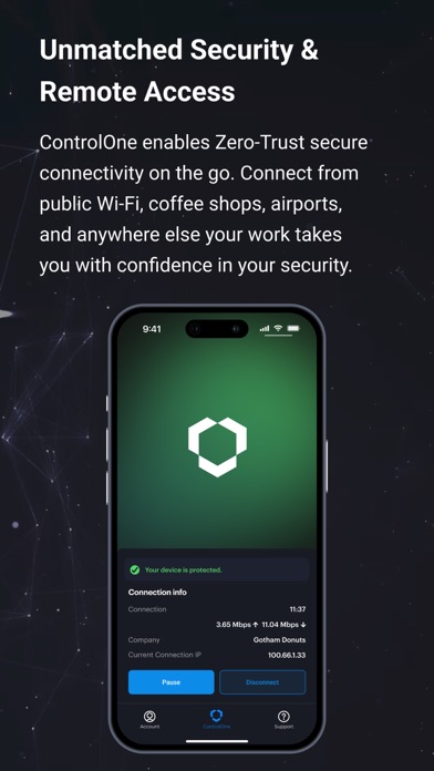 ControlOne Mobile Screenshot