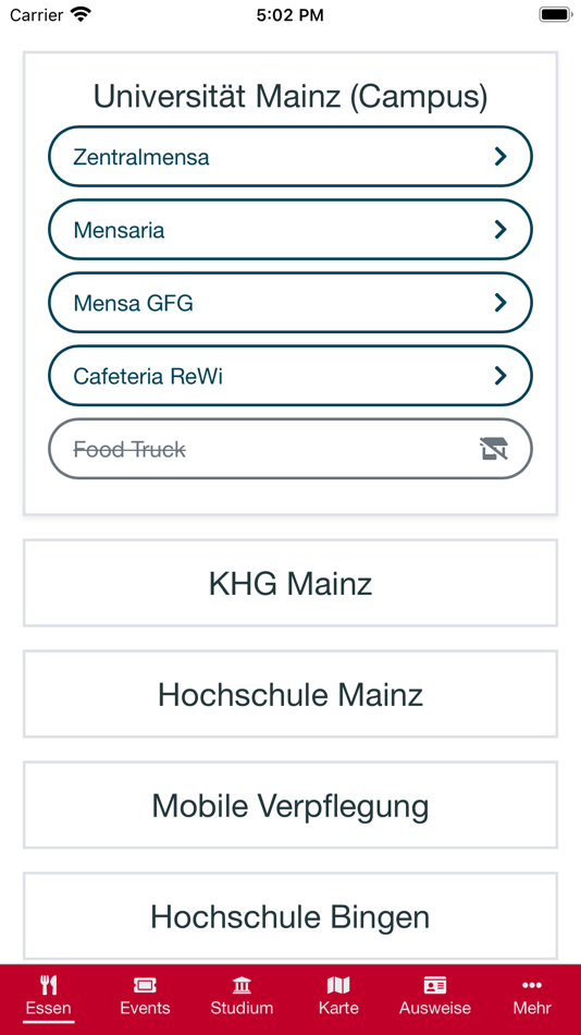 #1. Uni Mainz (iOS) 由: Johannes Gutenberg-Universität Mainz