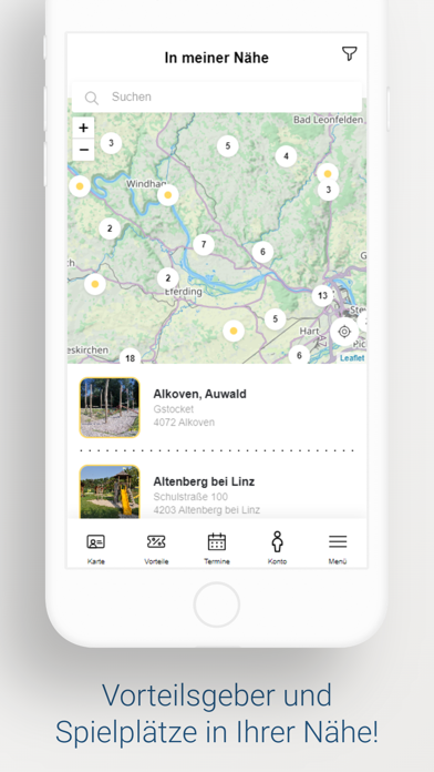 Familienkarte App Screenshot
