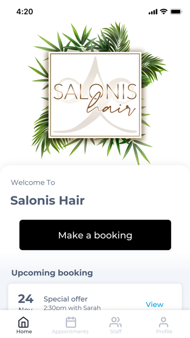 Salonis Hair Screenshot