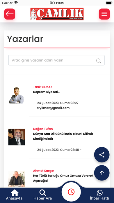Yozgat Çamlık Gazetesi Screenshot