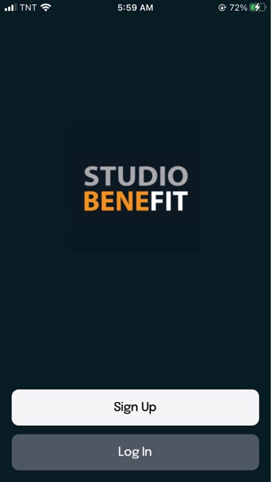 Studio Benefit App Screenshot
