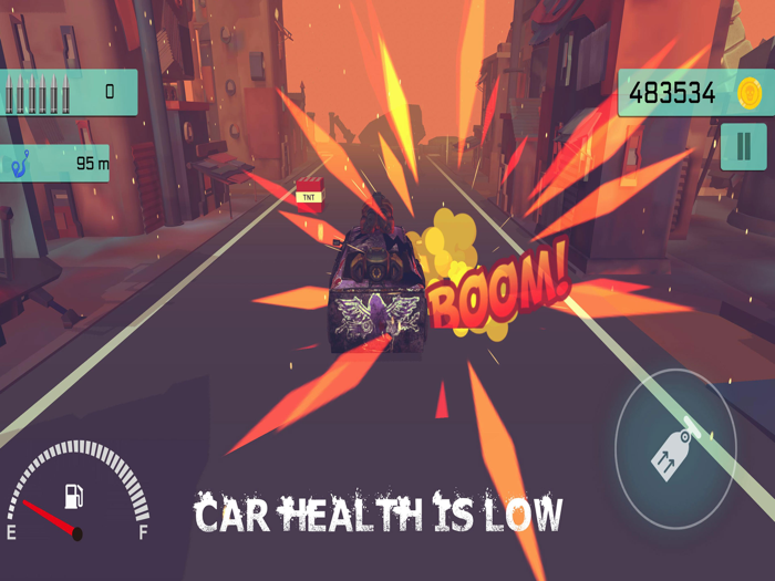 Zombie Shooter Car Battle Game