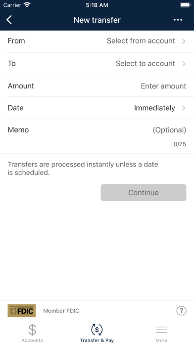 Scale Bank MN Personal Banking Screenshot