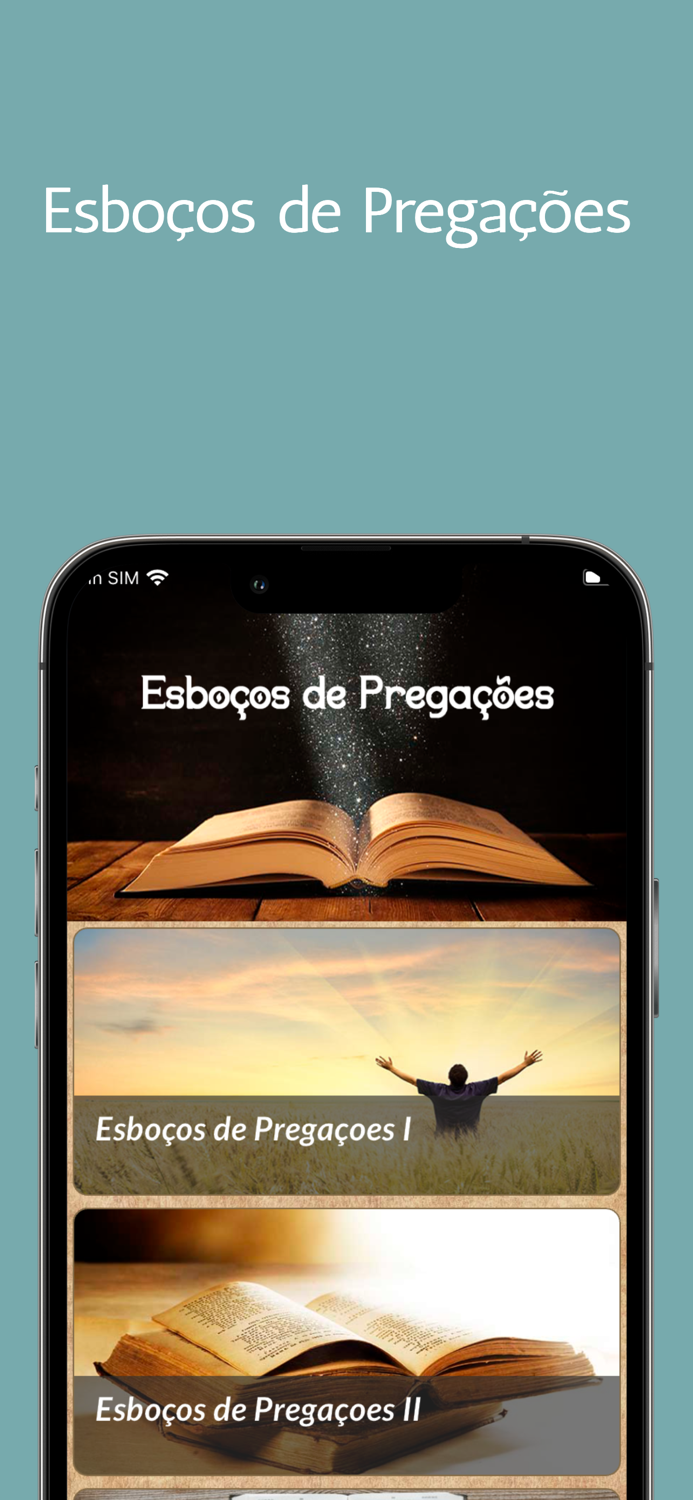 Esboços e Bíblia Sagrada