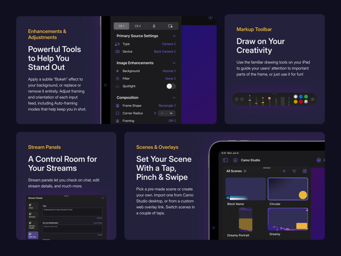 Camo Studio – Streams and Video