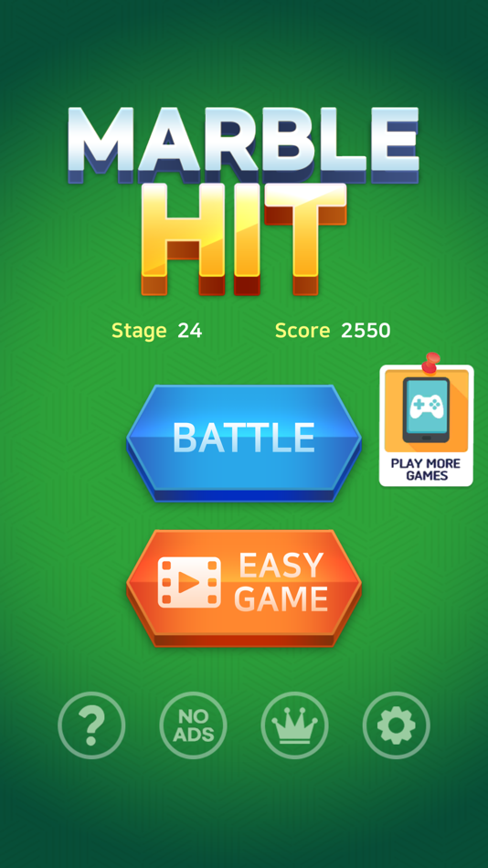 #1. Marble Hit! (iOS) 由: Ndolphin Connect