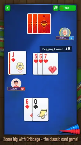 Game screenshot Cribbage+ hack