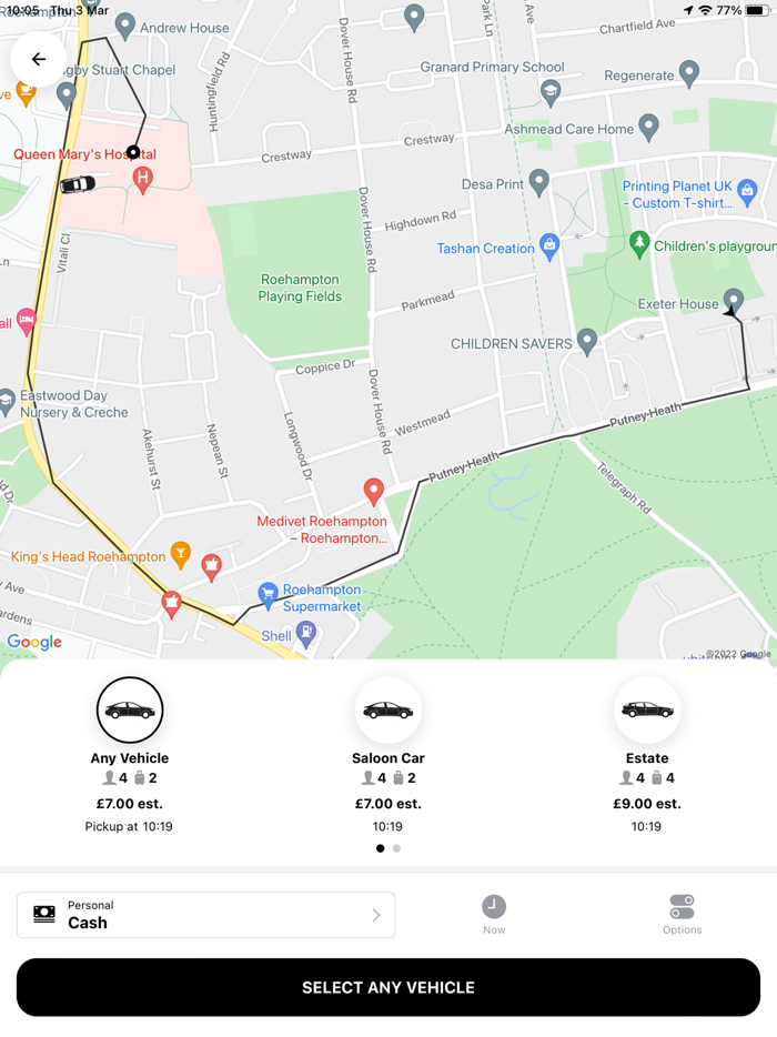 Roehampton Car Service