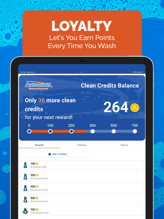 Autowash Car Wash iPad screenshot 4 - Business app