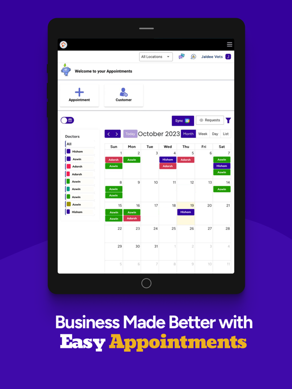 Jaldee for Business iPad screenshot 2 - Business app
