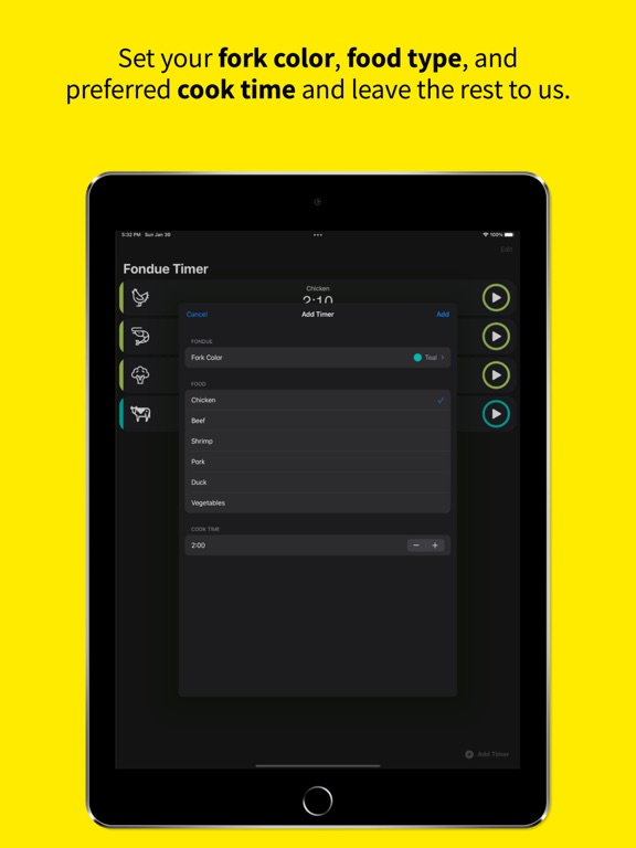 Screenshot #6 pour The Fondue Timer
