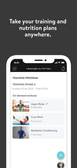 Game screenshot NewAge Fitness apk