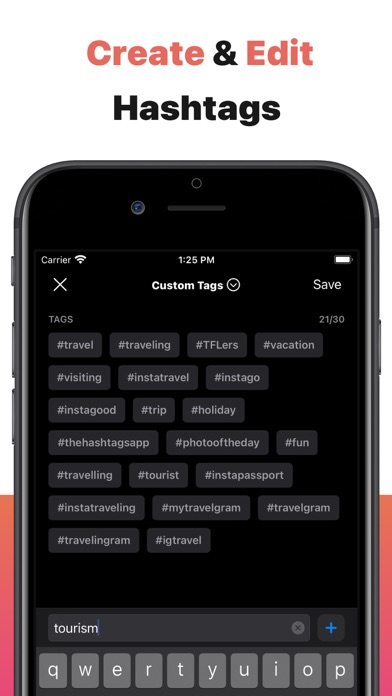 Tags: Hashtag Generator Trends Screenshot